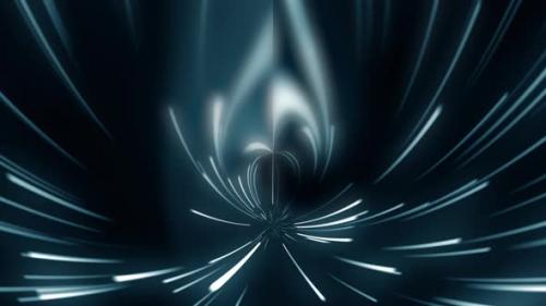 Videohive - Looped animation. Radial line of randomly moving from the center of the spiral tunnel - 28781595 - 28781595