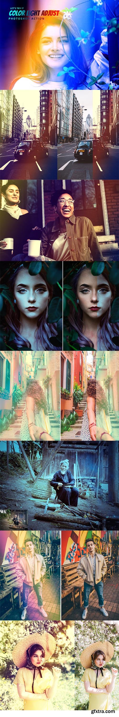 CreativeMarket - Color Light Adjust Photoshop Action 5806424