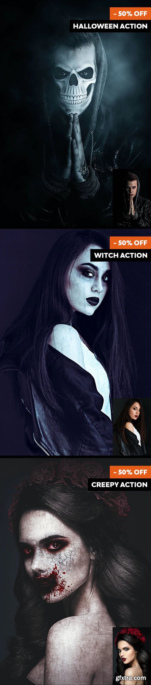 Scary Photoshop Actions - 5in1 Bundle Scary Photoshop Actions - 5in1 Bundle