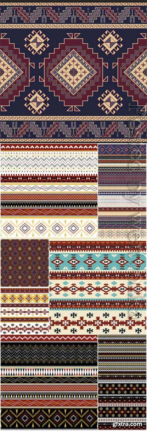 Seamless ethnic texture in vector