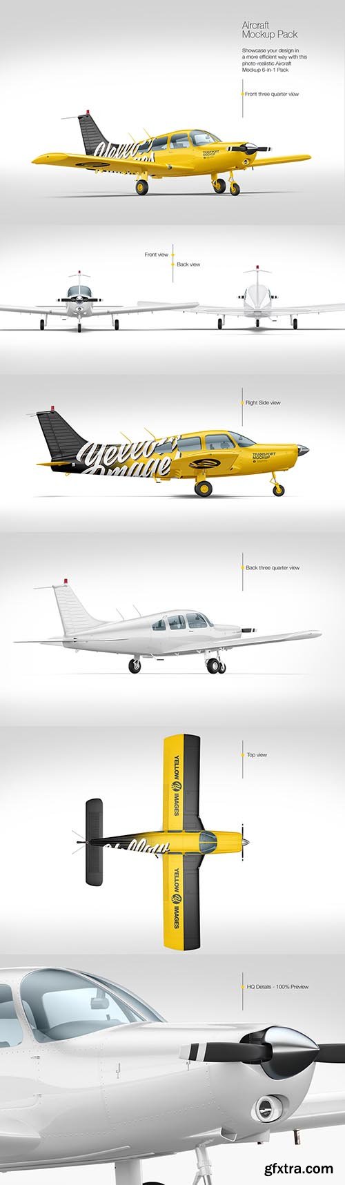 Aircraft Mockup Pack 84208