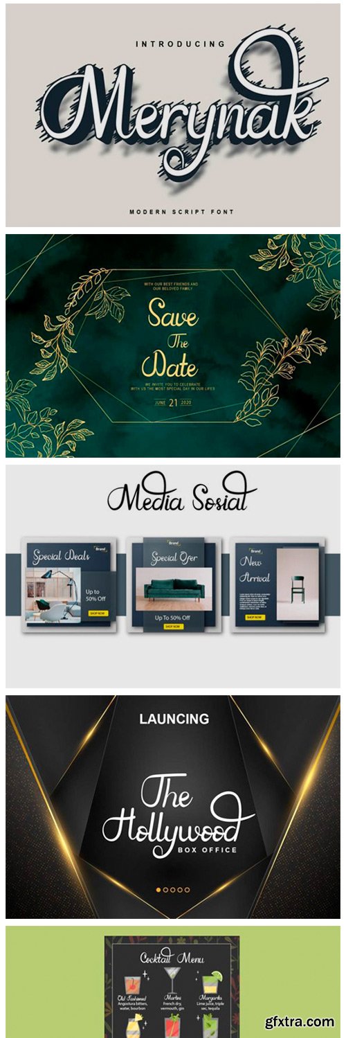 Merynak Font Merynak Font