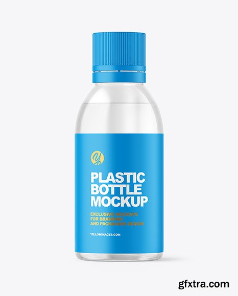 Clear Plastic Bottle Mockup 84408