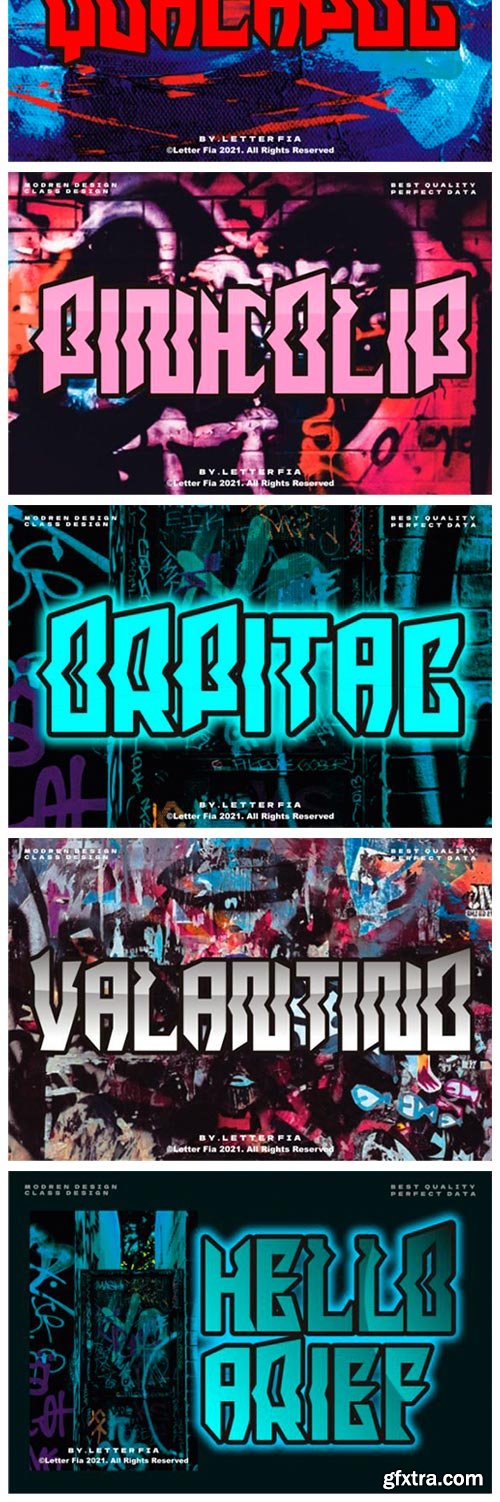 Eno Abstract Font Eno Abstract Font