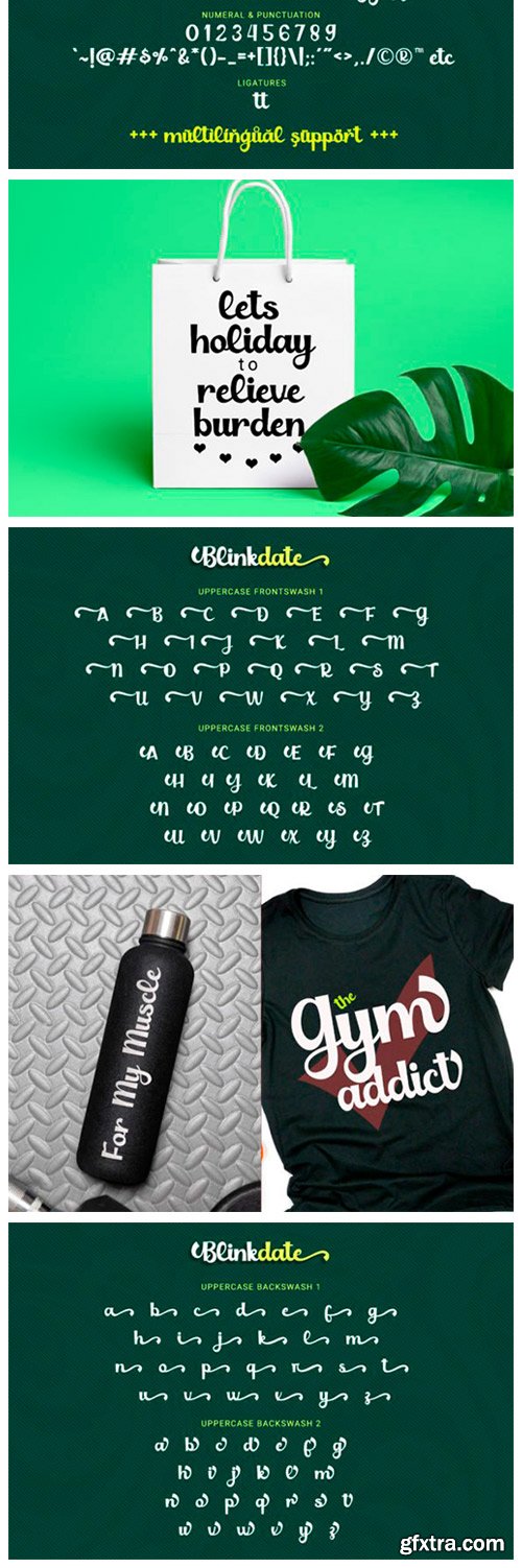 Blinkdate Font Blinkdate Font