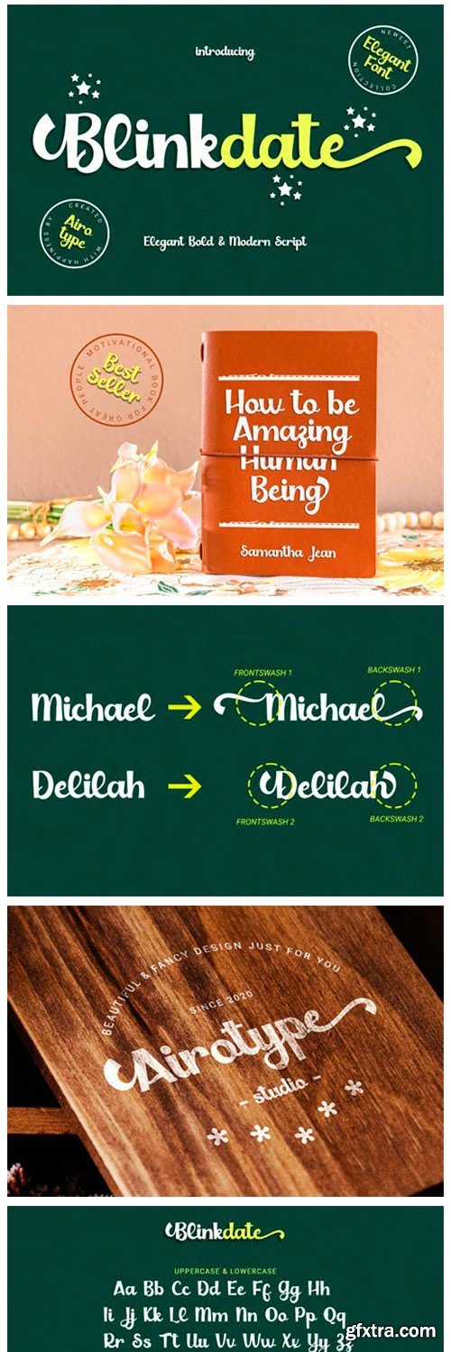 Blinkdate Font Blinkdate Font