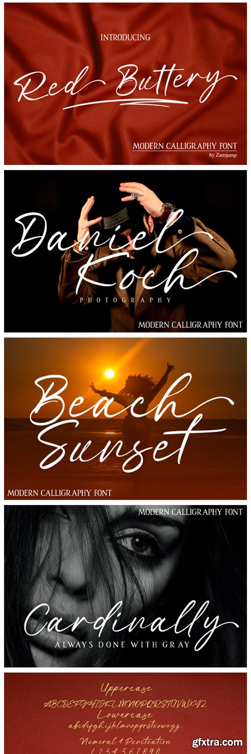 Red Buttery Font Red Buttery Font