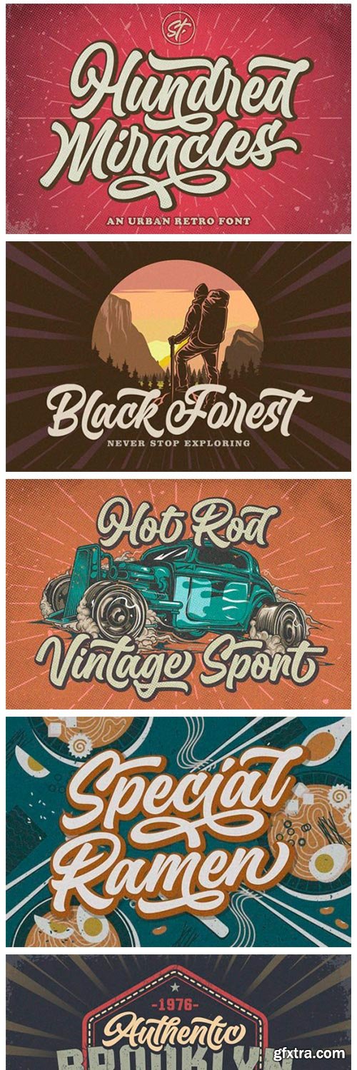 Hundred Miracles Font Hundred Miracles Font