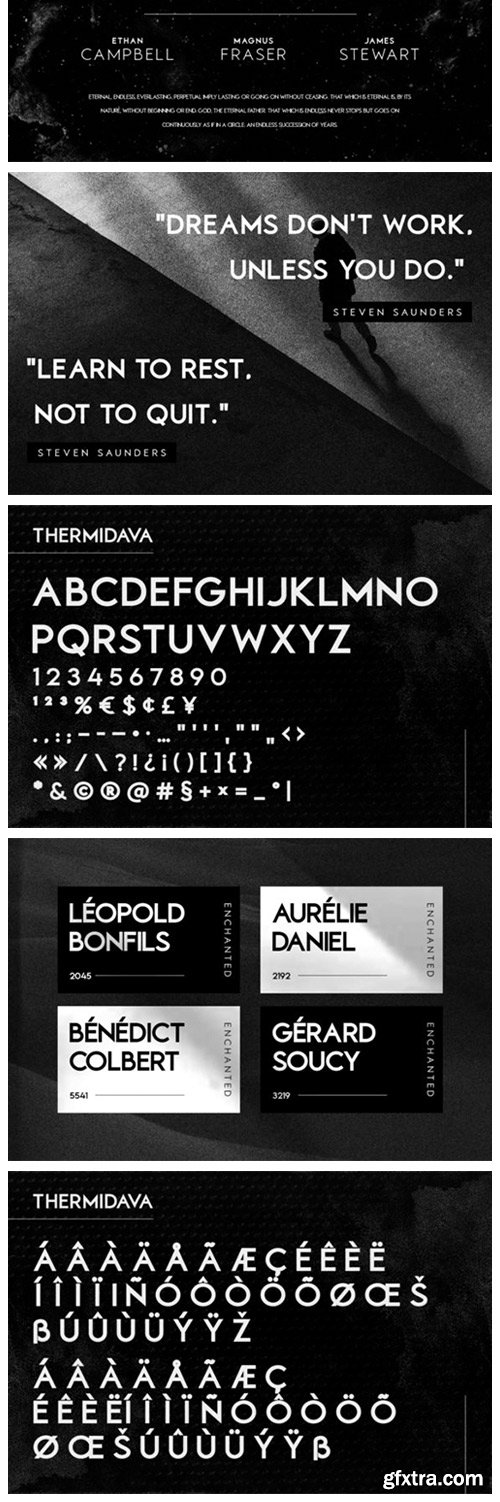 Thermidava Font Thermidava Font