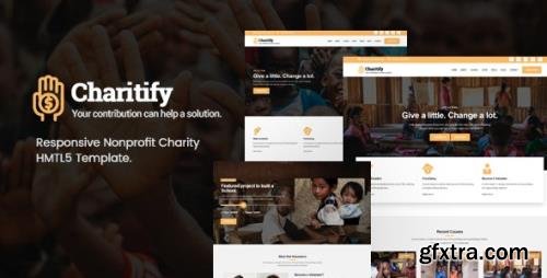 ThemeForest - Charitify v1.0 - NGO/Charity/Fundraising HTML Template (Update: 3 June 21) - 21884830