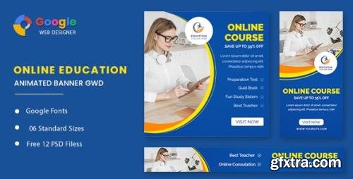 CodeCanyon - Online Course Animated Banner GWD v1.0 - 32488987 CodeCanyon - Online Course Animated Banner GWD v1.0 - 32488987
