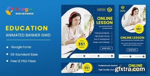 CodeCanyon - Online Course Animated Banner GWD v1.0 - 32462635 CodeCanyon - Online Course Animated Banner GWD v1.0 - 32462635