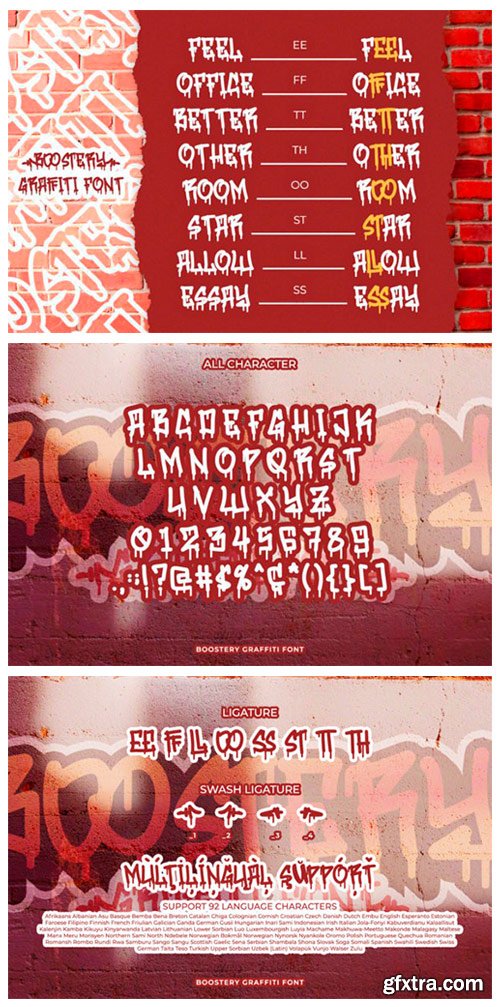 Boostery Font Boostery Font