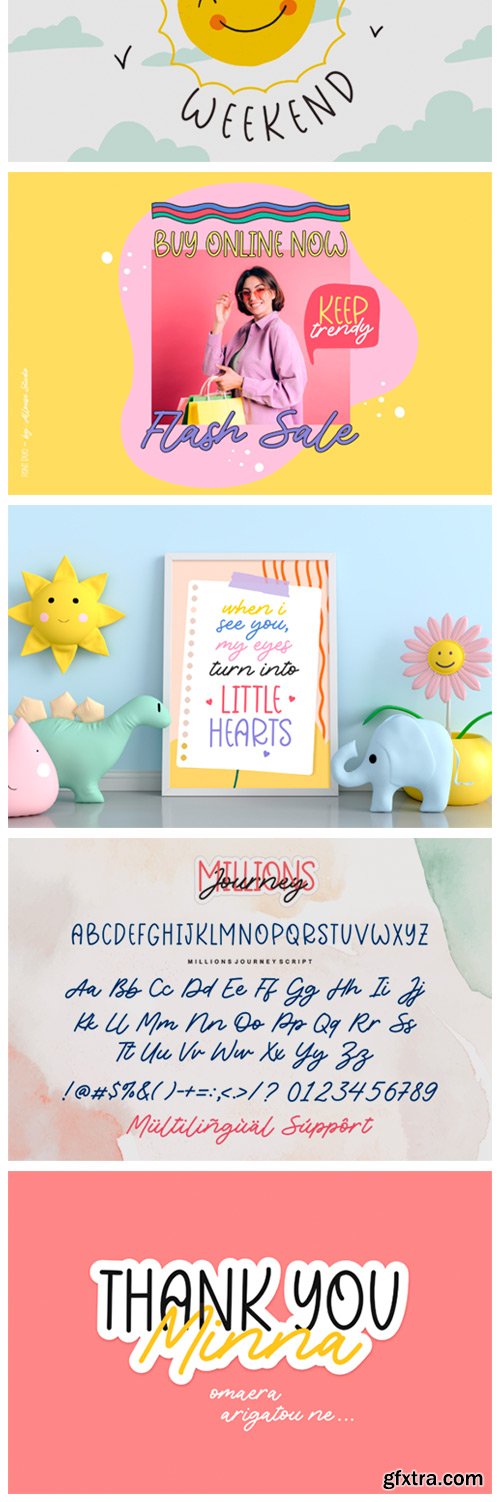 Millions Journey Font Millions Journey Font