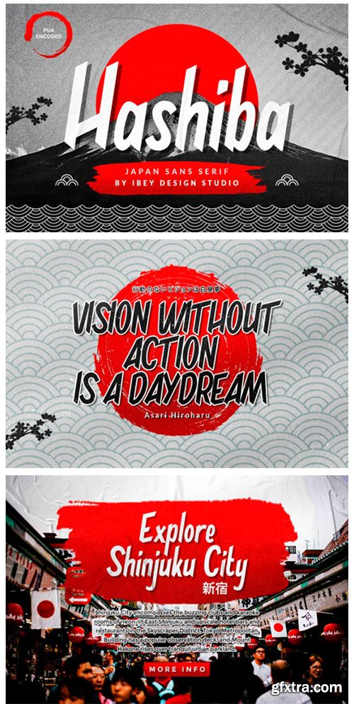 Hashiba Font Hashiba Font