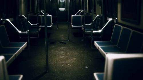 Videohive - Inside of New York Subway Empty Car - 32497015 - 32497015