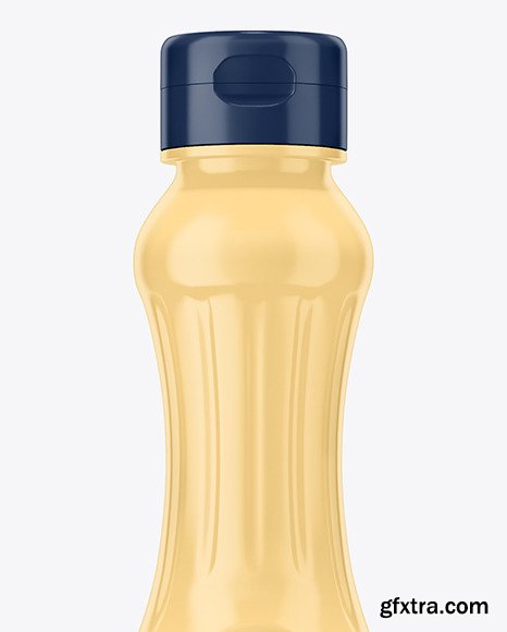 Matte Plastic Syrup Bottle Mockup 84641