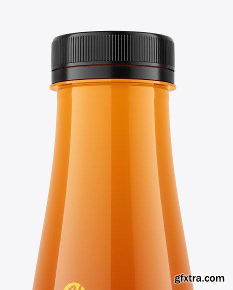 Glossy Plastic Bottle Mockup 84670