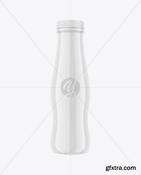 Glossy Plastic Bottle Mockup 84670