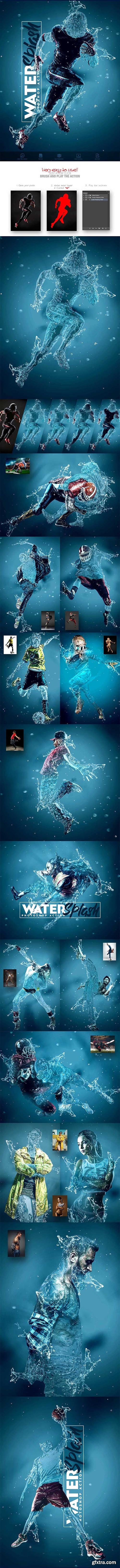 GraphicRiver - Water Splash Photoshop Action 31781792