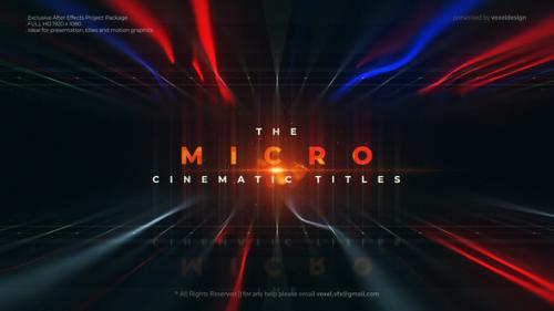Videohive - Micro Cinematic Titles - 32540164 - 32540164