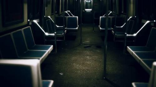 Videohive - Inside of New York Subway Empty Car - 32550483 - 32550483