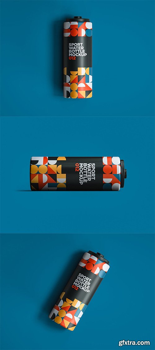Sport Water Bottle Mockup 012