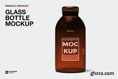 Glass Bottle - Mockup Glass Bottle - Mockup