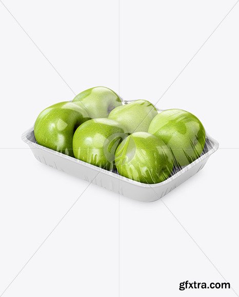 Tray with Green Apples Mockup 84581