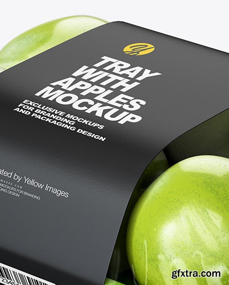 Tray with Green Apples Mockup 84581