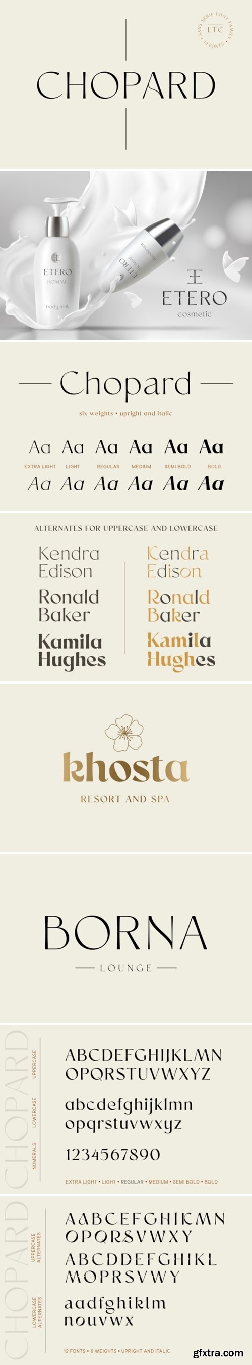 Chopard Font