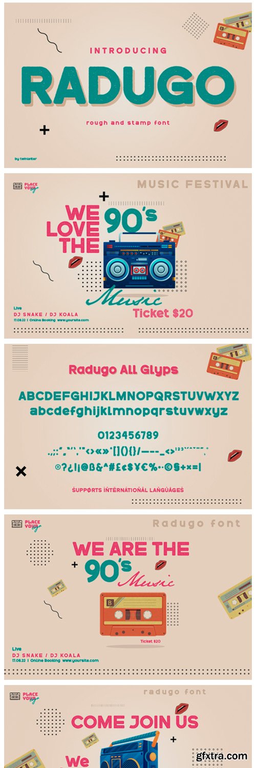 Radugo Font Radugo Font