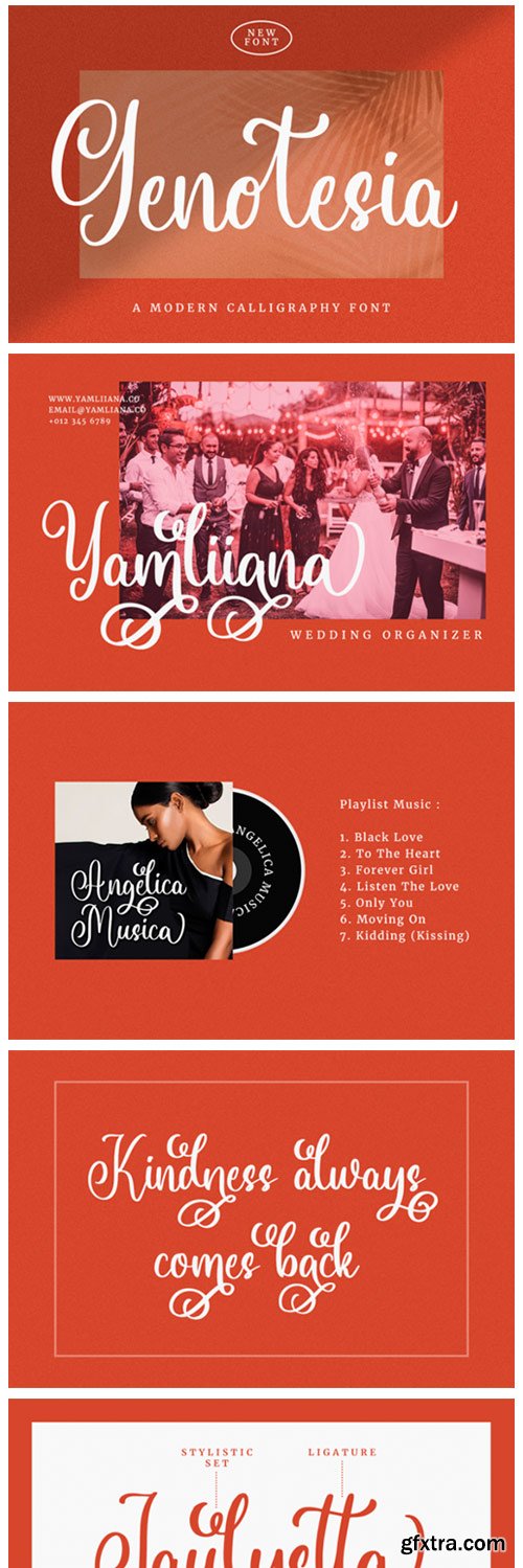 Genotesia Font Genotesia Font