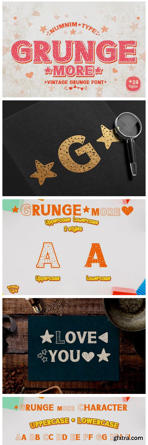 Grunge More Font Grunge More Font