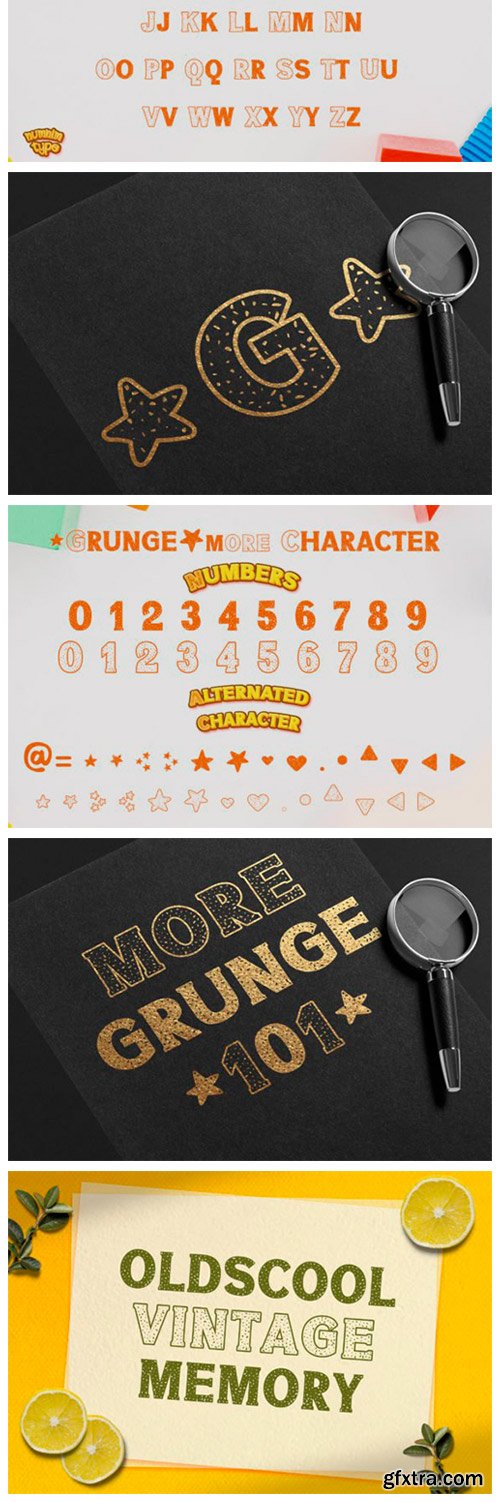 Grunge More Font Grunge More Font