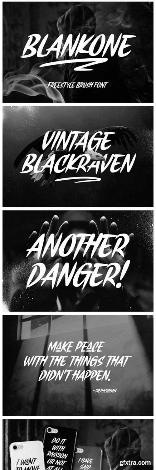 Blankone Font Blankone Font