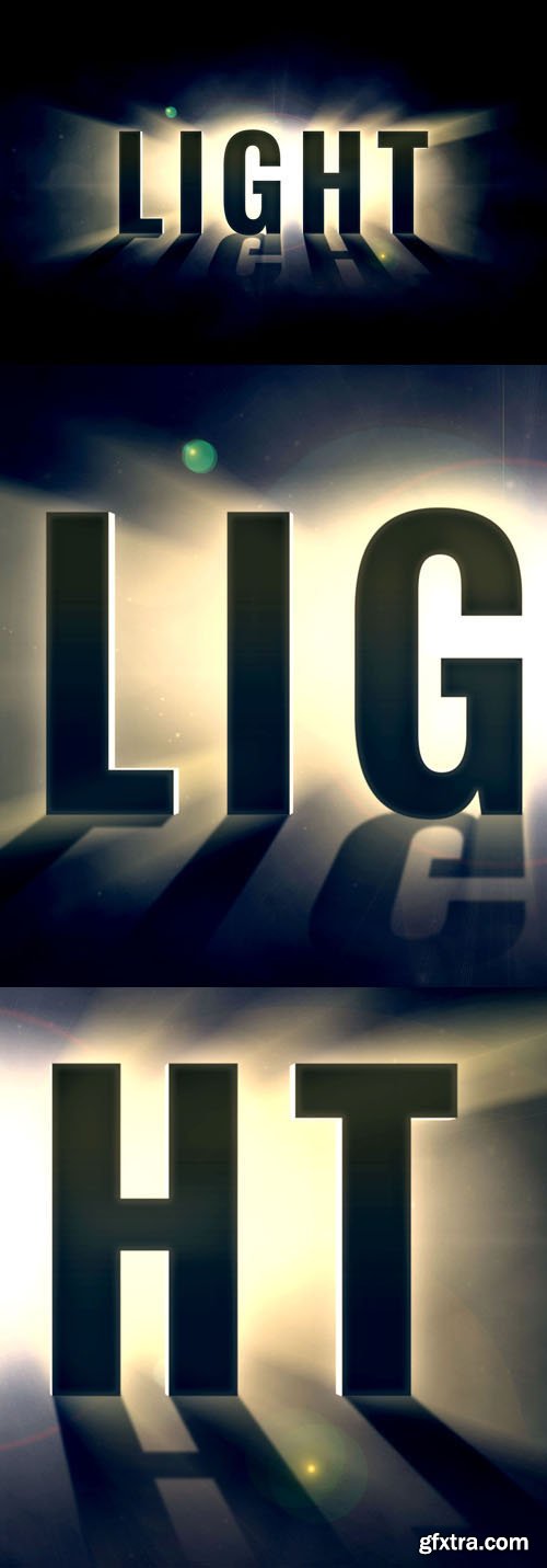 Light With Shadow Reflection - Photoshop Text Effect Light With Shadow Reflection - Photoshop Text Effect