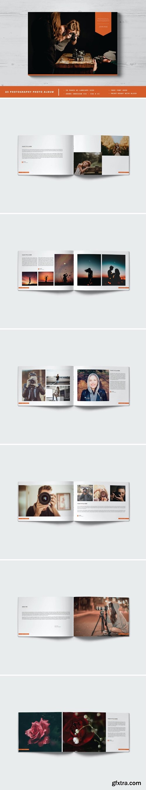 A5 Photography Photo Album