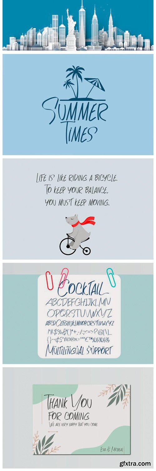 Cocktail Font Cocktail Font