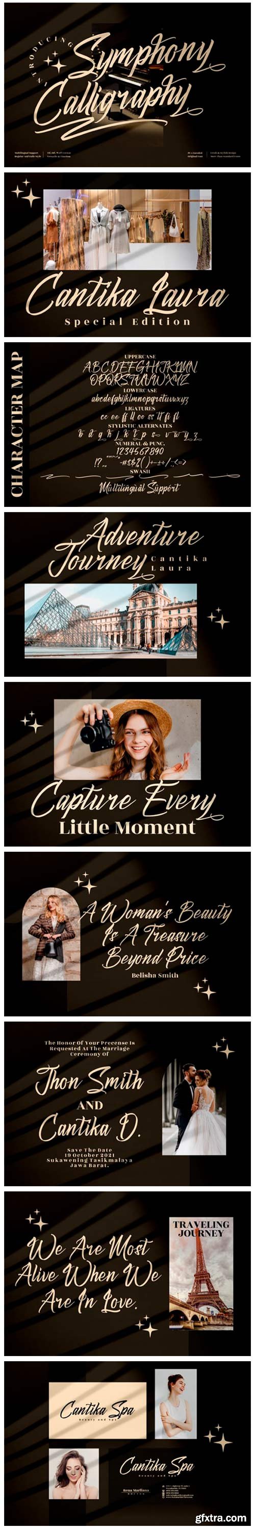 Symphony Calligraphy Font