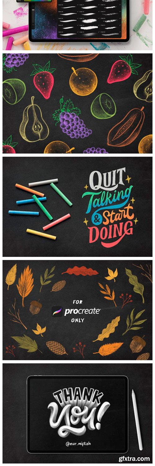 Procreate Chalk Sketch Brushes 13121094 Procreate Chalk Sketch Brushes 13121094