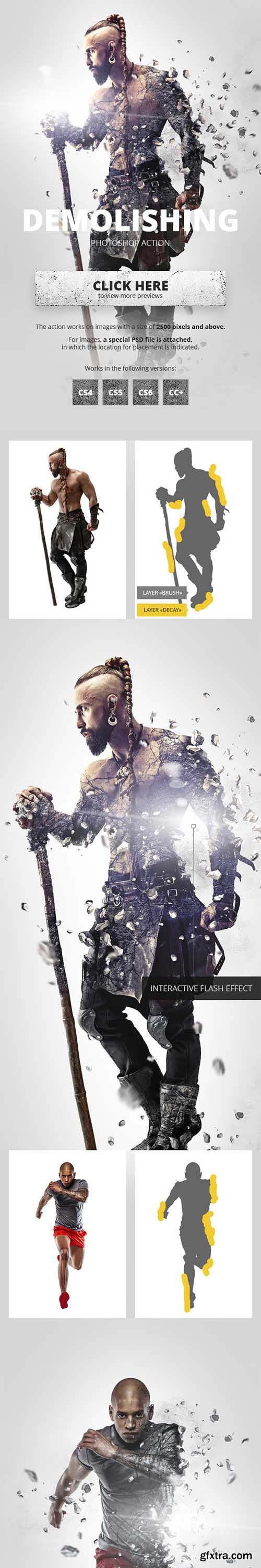 Demolishing Photoshop Action