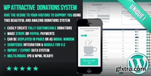 CodeCanyon - WP Attractive Donations System v1.17 - Easy Stripe & Paypal donations - 16982796 CodeCanyon - WP Attractive Donations System v1.17 - Easy Stripe & Paypal donations - 16982796