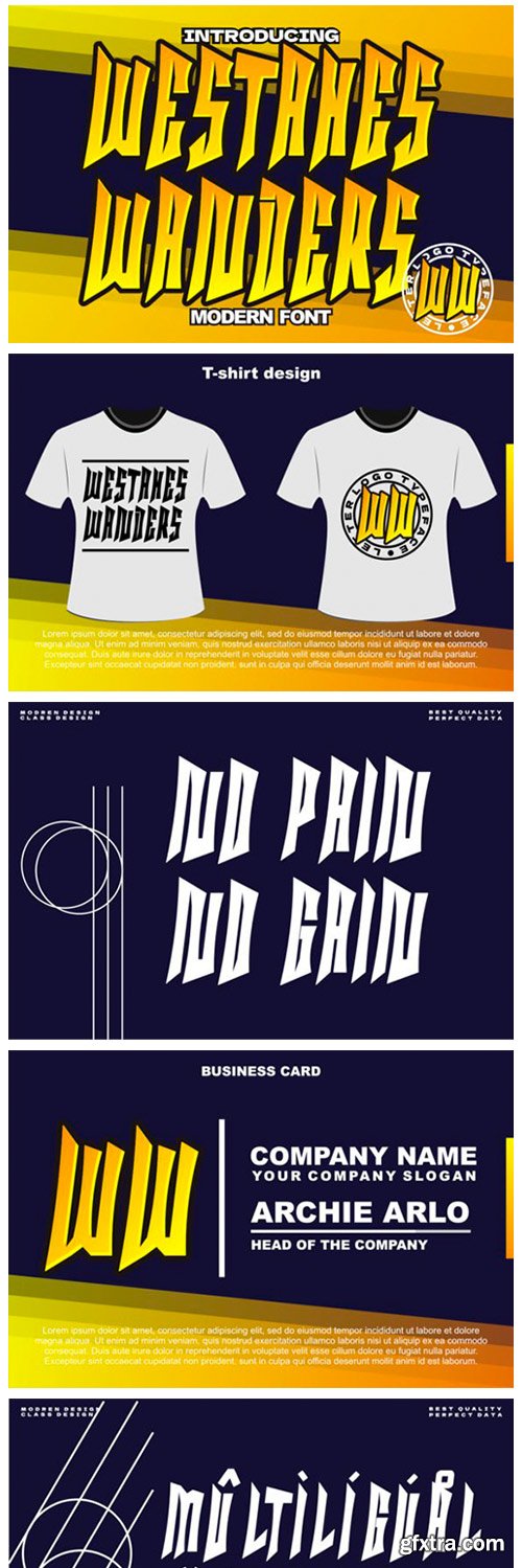 Westahes Wanders Font Westahes Wanders Font