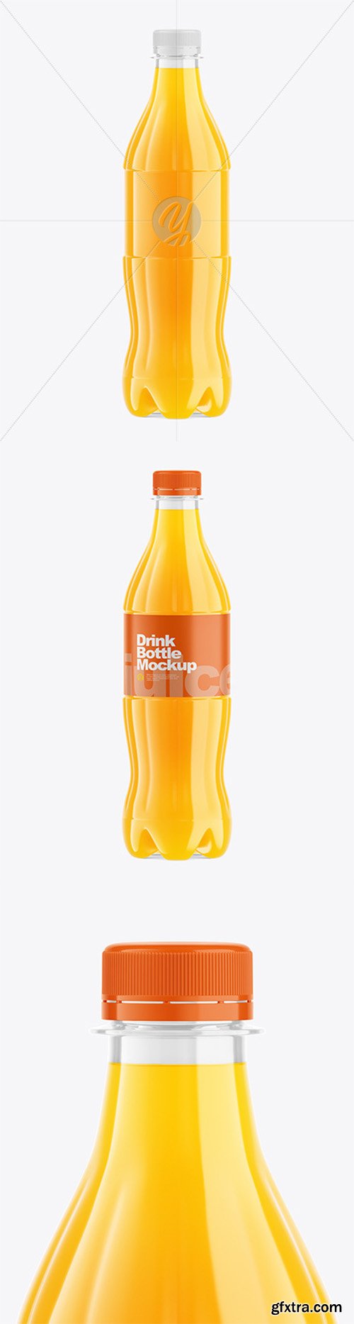 500ml Clear Plastic Drink Bottle Mockup 80678 500ml Clear Plastic Drink Bottle Mockup 80678