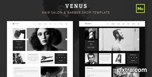 ThemeForest - Venus v1.0 - Hair Salon & Barber Shop Template - 11367845