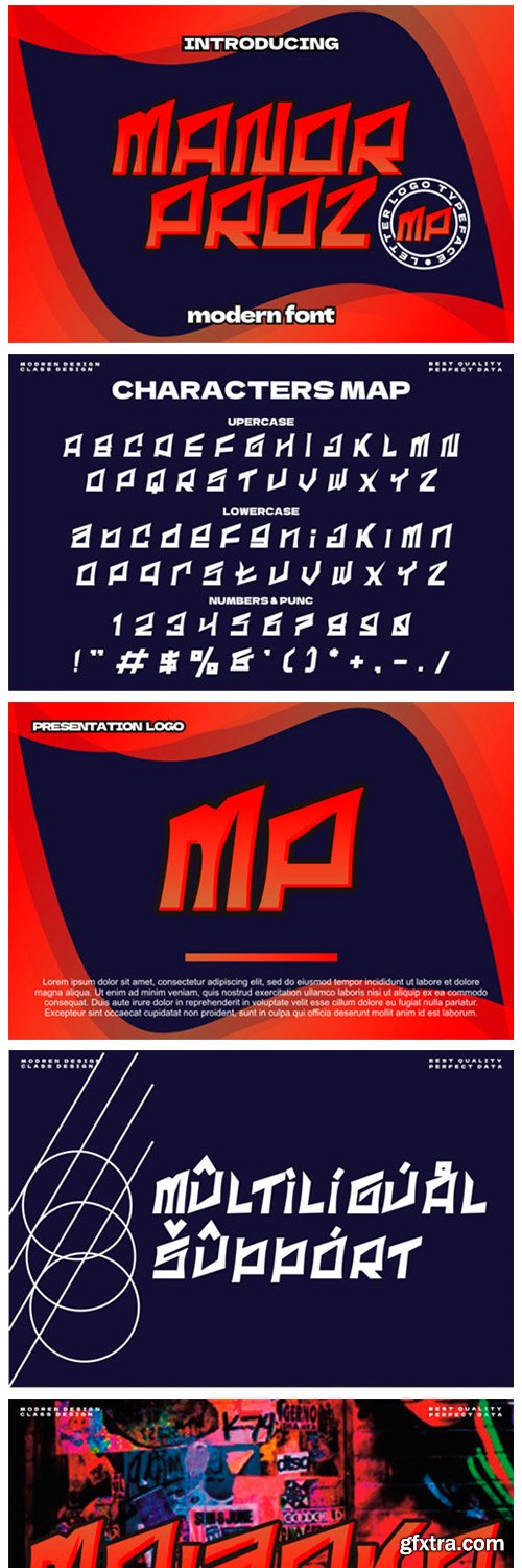 Manor Proz Font Manor Proz Font