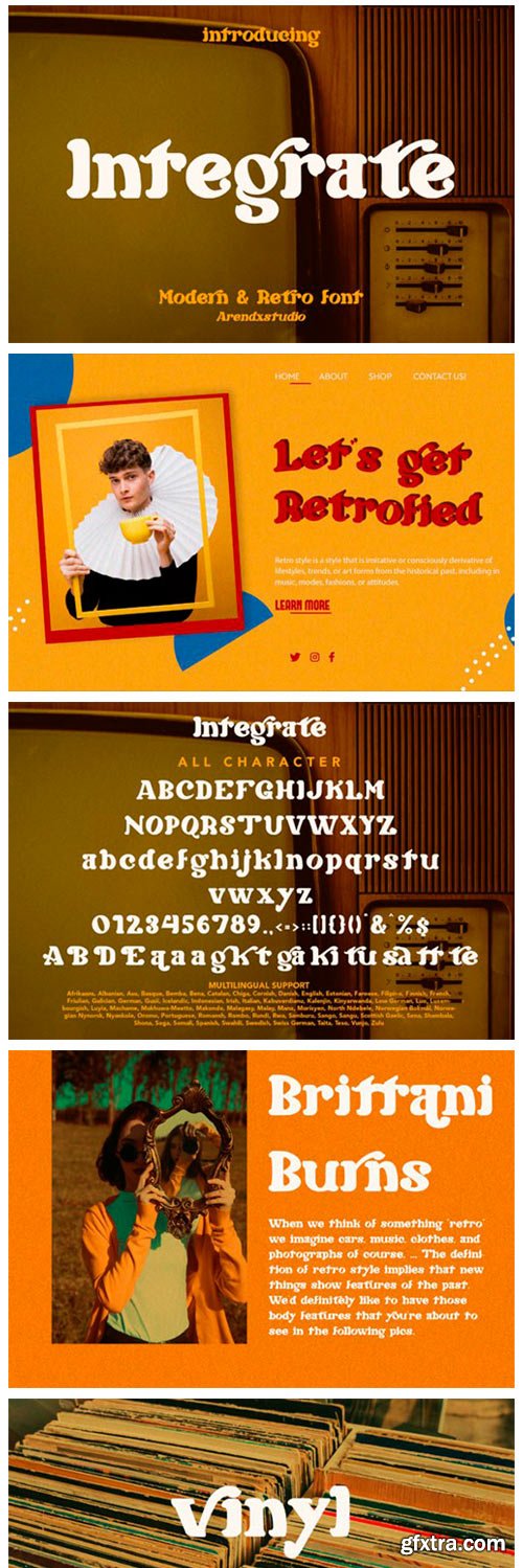 Integrate Font Integrate Font