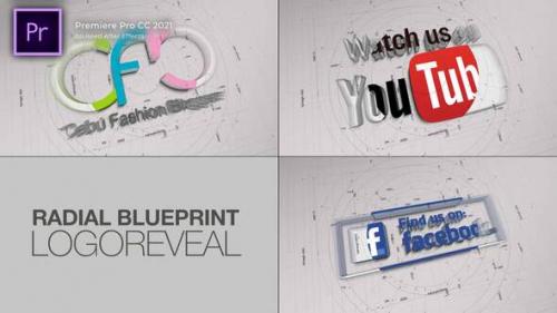 Videohive - Blueprint Radial Logo Reveal. 3 items - 32676674 - 32676674