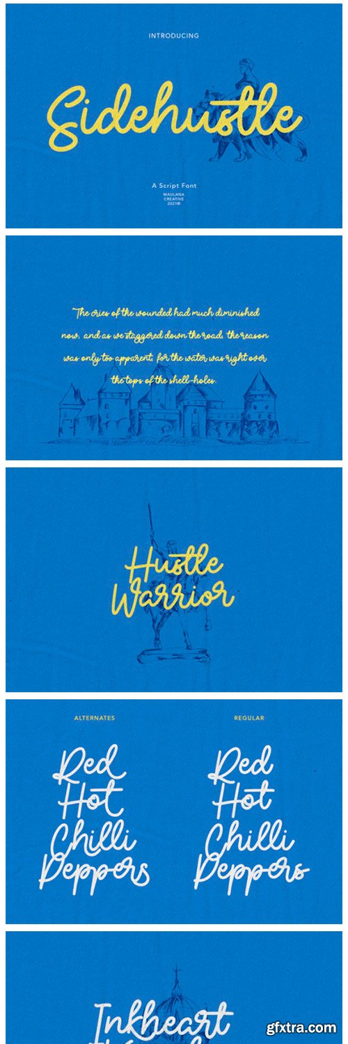 Sidehustle Font Sidehustle Font